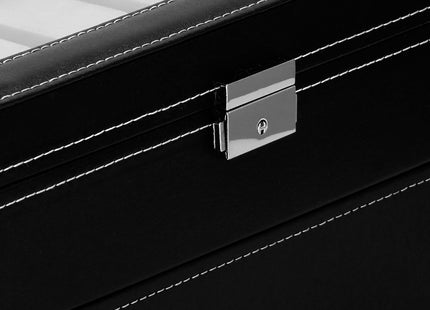 Horlogedoos - Horlogebox - Horlogeopberger - Zwart -  20 Horloges - 28 x 20 x 16,5 cm