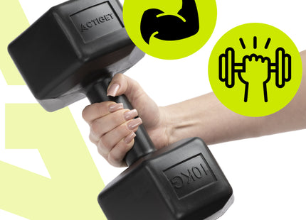 Dumbbell Set - 10 KG - Zwart - Oefengewichten