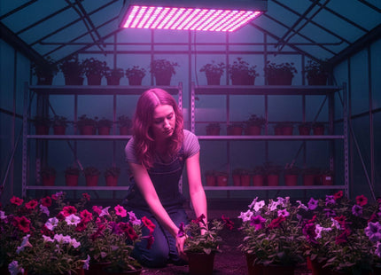 Kweeklamp - Led Voor Planten - Hangend - Groeilamp - Grow Light - Bloeilamp - Plantenverlichting -  Met TImer - 225 Led -