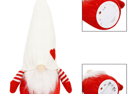 Kerstgnome | 1 Stuk | Lichtgevend | 35 cm