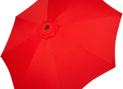 Parasol | Parasols | Kantelbaar | Met Ventilatie | Rood | 300 cm