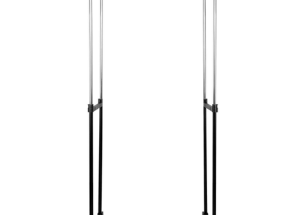 Kledingrek | Op Wielen | 164 cm | 2 Stangen