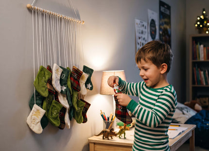 Adventskalender | 24 lades | Hout | Kerstsokken
