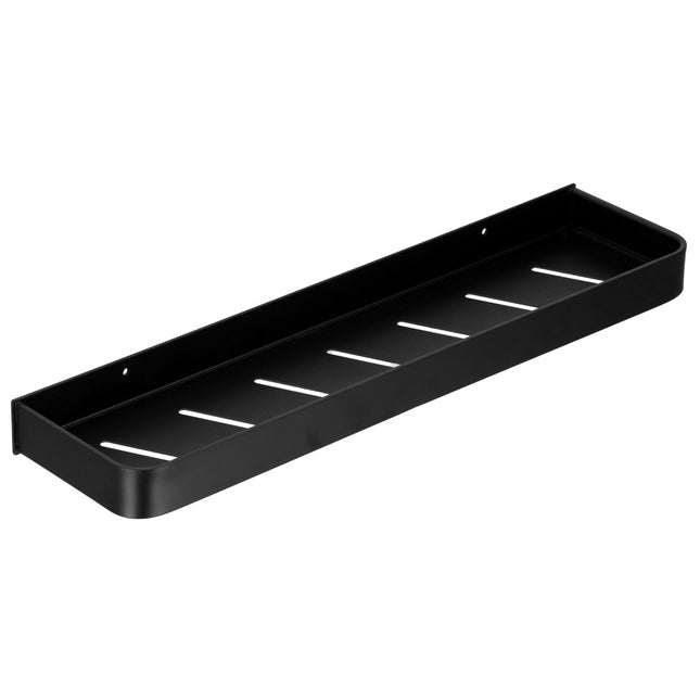 Doucherekje | Doucheplank | Aluminium | 40 cm | Zwart