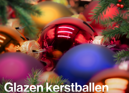Kerstballen Glas | 8 Stuks | Glas | Mat |  Goud