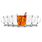 Koffie- en theeglazen Set van 6 - Handvat - 400 ML