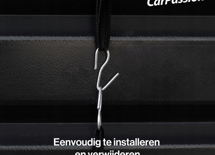 CarPassion Dakkofferhoes - Beschermhoes - Waterdicht & Vorstbestendig - Maat XL - Zwart - 230 cm