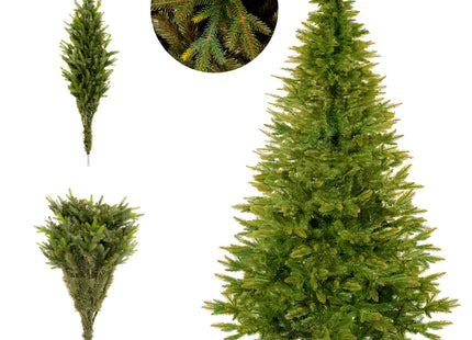 Kunstkerstboom | Natuurlijk Sparrenhout | 220 cm | Zonder Verlichting