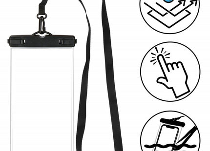 Waterdichte Telefoonhoes | Drybag | 18 x 11 cm | Transparant