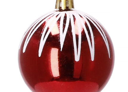 Kerstballen | 153 Stuks | Rood/Wit