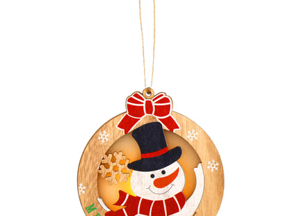 Kersthanger | Kerstboomhanger | Kerstversiering | Lichtgevend | Sneeuwpop