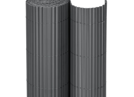 Balkonscherm - Privacyscherm - Hoge Kwaliteit - Waterbestendig - UV-bescherming - 1x3 m - Antraciet - PVC