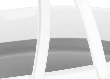 Wasmand | Opvouwbare Wasmand | 12L | Grijs/Wit