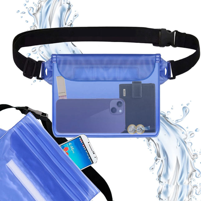Drybag | Waterdichte Tas | Heuptas | 18 x 22 cm | Blauw