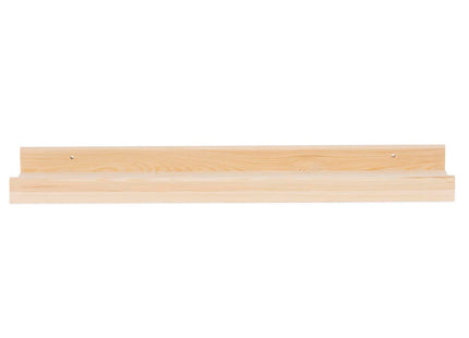 Wandplank - Boekenplank - Ophangbaar - Kruidenplank- Naturel - Grenenhout - 10 Kg - 60 cm - 2 Stuks