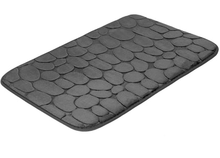 Badkamermat - Antislip - Sneldrogend -Grafiet - 80 x 50 cm