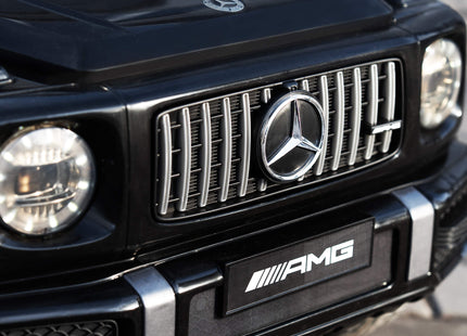 Elektrische Mercedes AMG G63 - Elektrische Auto - 12 V Accu - AUX - Aangedreven - Afstandsbediening - Kunststof - Metaal - Zwart - Rood