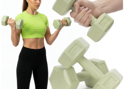 Dumbbell Set - 1,5 KG - Groen - Oefengewichten