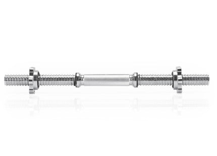 Korte Halterstang | Barbell | Chroomstaal | 48 cm | 2.4 KG | 28 MM