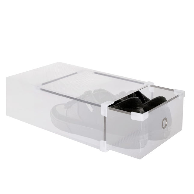 Schoenenbox | Sneakerbox | Kunststof | Transparant | 1 Stuk | 34 x 22,5 x 13 cm