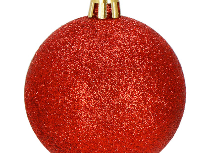 Kerstballen & Piek| 101 Stuks | 3/4/6 cm | Rood