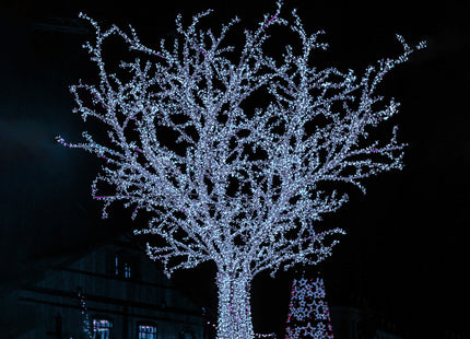 Kerstverlichting | 27,5 m | 500 LED | Koud Wit | 8 Lichtfuncties