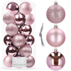 Kerstballen | 20 Stuks | 4 cm | Roze