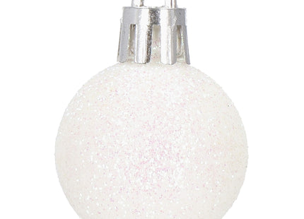 Kerstballen | 54 Stuks | 3 cm | Koper/Paars/Wit/Blauw/Lichtblauw/Grafiet