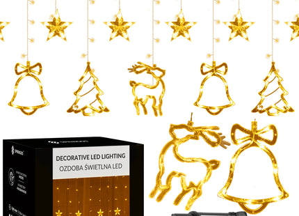 Lichtgordijn | IJspegel Verlichting | Inclusief USB En Afstandsbediening | 126 LED | Warm Wit | 3 M | Kerst