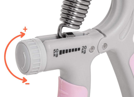 Handtrainer | Handknijper | Roze/Grijs