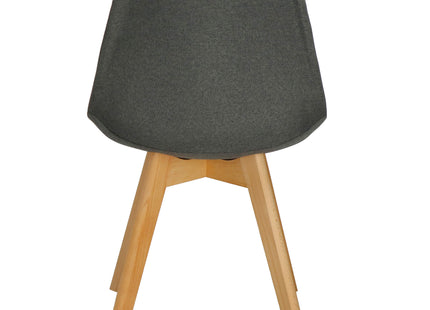 Scandinavische Stoel - Gestoffeerd -  Grijs - Woonkamer - Keuken - Eetkamer - Interieur