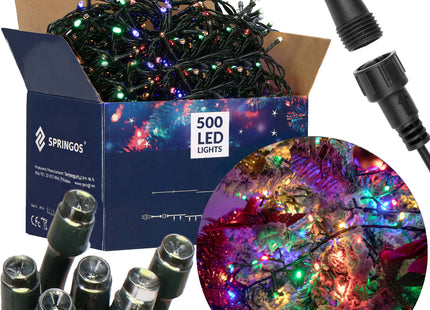 Kerstboomverlichting | Met 500 LED Lampjes | 30 M | Multicolor