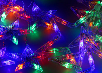 Kerstverlichting Sterrengordijn | Multicolor | 2 m | 138 Led's