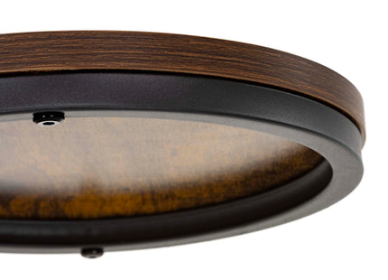 Wandstandaard - Plantenrek - Staal - 26 x 26  Cm - Zwart/Bruin - 5 Kg