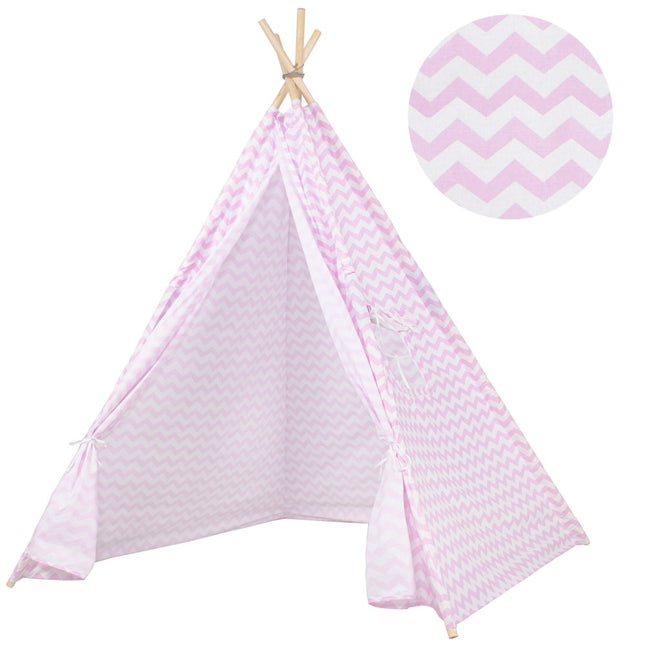 Tipi Tent | 120x100x180 cm | Roze | Zigzag