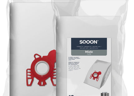 SQOON® Stofzuigerzakken - Geschikt voor Miele F / J / M FilterPlus 3-D - 10 Stuks