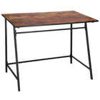 Salontafel | Rechthoekig | 100x50x76 cm | Zwart/Donkerbruin