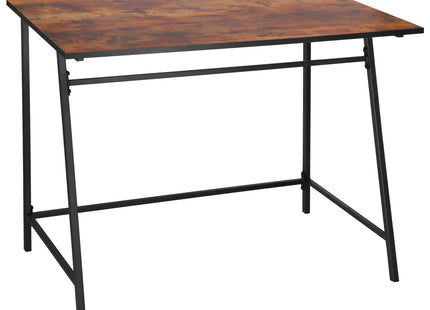 Salontafel | Rechthoekig | 100x50x76 cm | Zwart/Donkerbruin