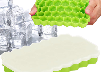 IJsblokjes vorm - Siliconen - Honinggraat - 37 Stuks - 20x12x2.5x CM