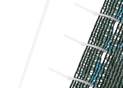 Kabelbinders | Tie Wraps | Tyraps | Tie Rips | 300 x 3.6 mm | 100 Stuks | Wit