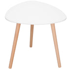 Salontafel - Scandinavische Stijl - Woonkamer - Eetkamer - Wit - 50x50x48 cm