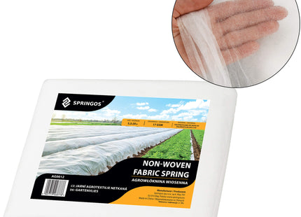 Vliesdoek - Plantenbescherming - 17g/M2 - 20x3.2 M - Wit