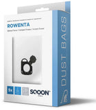 SQOON® Stofzuigerzakken  Geschikt voor Rowenta Silence Force / X-Trem - Vervangt Model ZR200520 - High Filtration voor Optimale Stofopname
