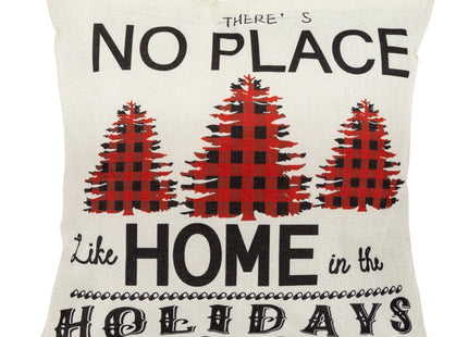 Sierkussenhoes | Kussenhoes | Kussensloop | Woonaccessoires | 40 x 40 cm | 4 Stuks | Kerstpatronen