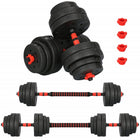 Dumbbell Set | 30 kg | Zwart/Rood