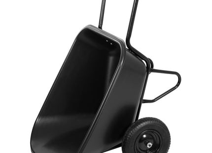 Kruiwagen | Kruiwagenwiel | 300L | 160kg Draagvermogen | Zwart/Oranje