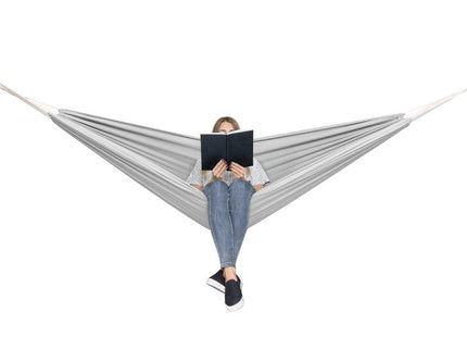 Hangmat | Extra Stevig | Inclusief Opbergtas | Lichtgrijs | 200 x 150 cm