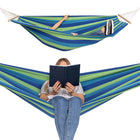Hangmat | Extra Stevig | Groen/Blauw | 200 x 150 cm