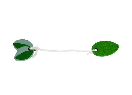 Springos ® Houten Theeservies - 13-delige Theeset met Theepot, Kopjes, Taartjes en Koekjes - Groen