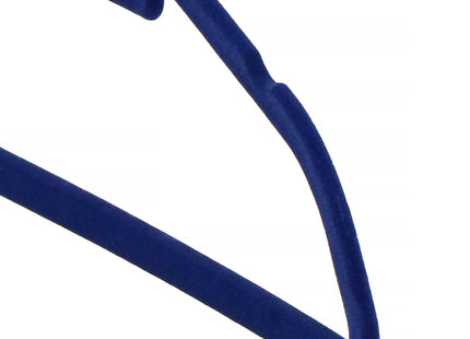 Velours Kledinghangers - 3 Stuks - Draaibaar - Luxe - Blauw